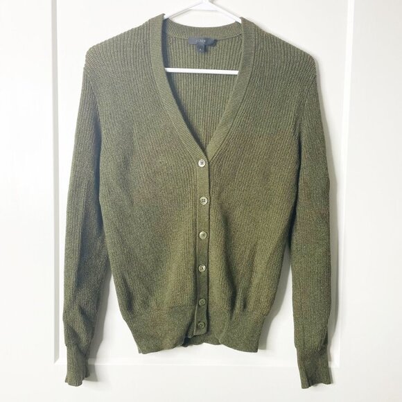 J. Crew Sweaters - Women’s / Teen’s J. Crew Green Cardigan Sweater Size Small
